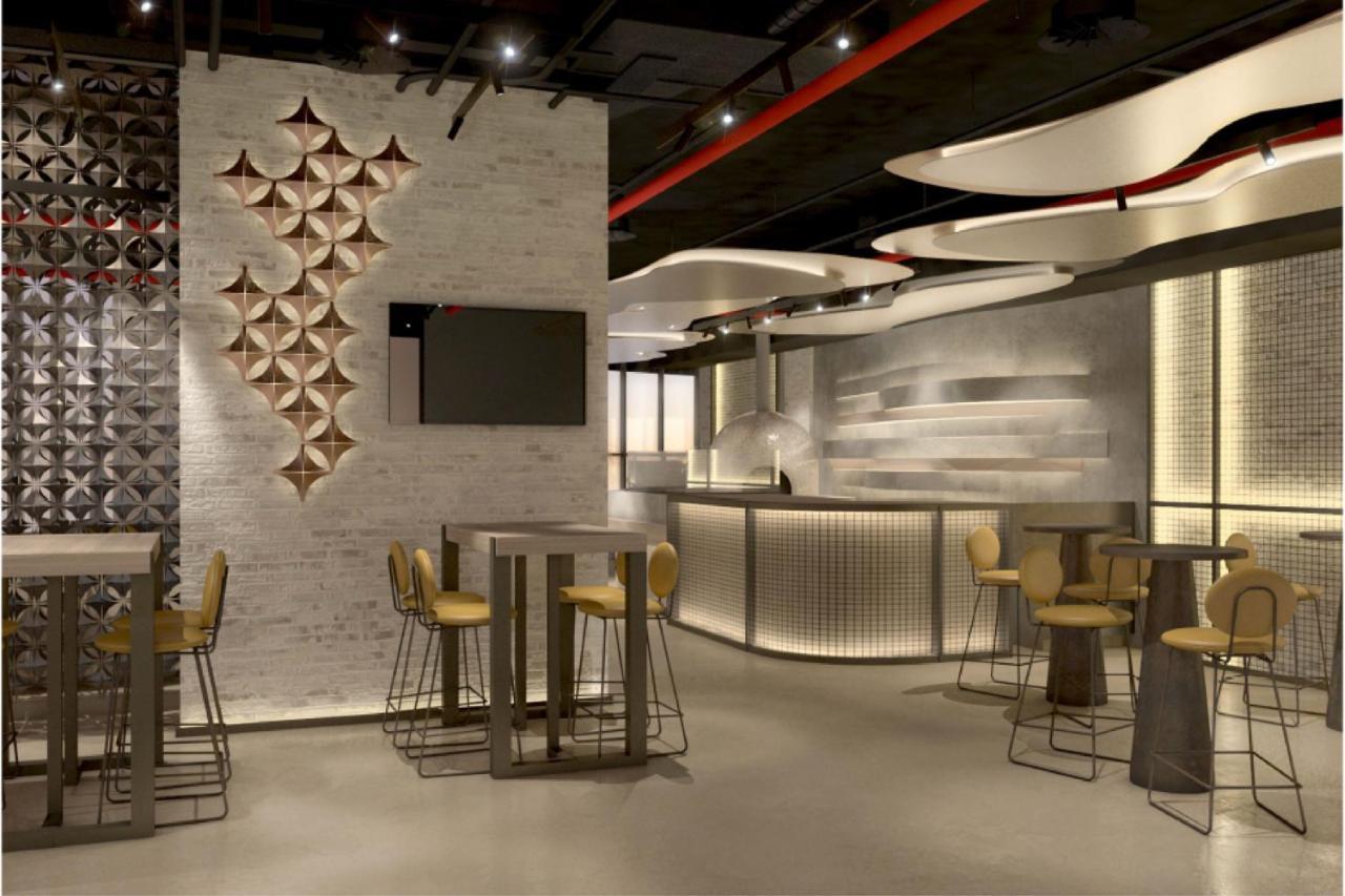 Element By Westin West Bay Doha Hotel Buitenkant foto The interior of the lounge